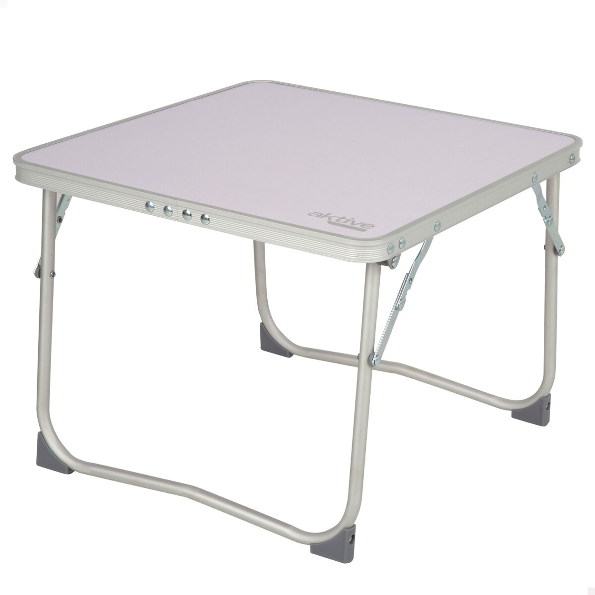 Aktive mesa plegable pequeña camping antivuelco y ultraligera malva