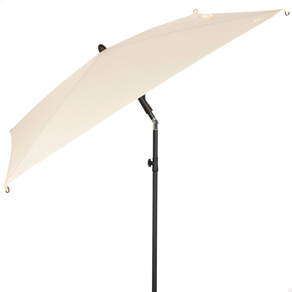 Aktive Parasol de jardín cuadrado con mástil inclinable 175x175