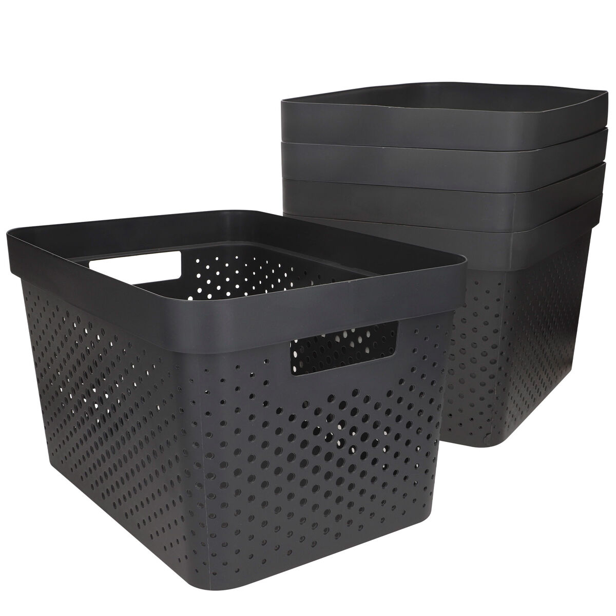 Curver Pack 5 cestas organizadoras Infinity 17L