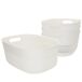 Curver Pack 4 cestas organizadoras Filo 12L Curver Pack 4 cestas organizadoras Filo 12L Blanco