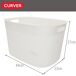 Curver Pack 4 cestas organizadoras Filo Curver Pack 4 cestas organizadoras Filo Blanco