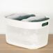 Curver Pack 4 cestas organizadoras Filo Curver Pack 4 cestas organizadoras Filo Blanco