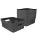 Curver Pack 6 cestas organizadoras Infinity 11L Curver Pack 6 cestas organizadoras Infinity 11L Gris Oscuro