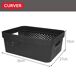 Curver Pack 6 cestas organizadoras Infinity 11L Curver Pack 6 cestas organizadoras Infinity 11L Gris Oscuro