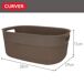 Curver Pack 4 cestas organizadoras Filo 12L Curver Pack 4 cestas organizadoras Filo 12L Marrón
