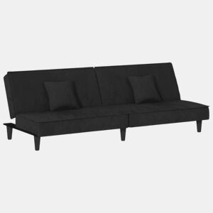 Sofá-cama, Sofá conversível veludo preto