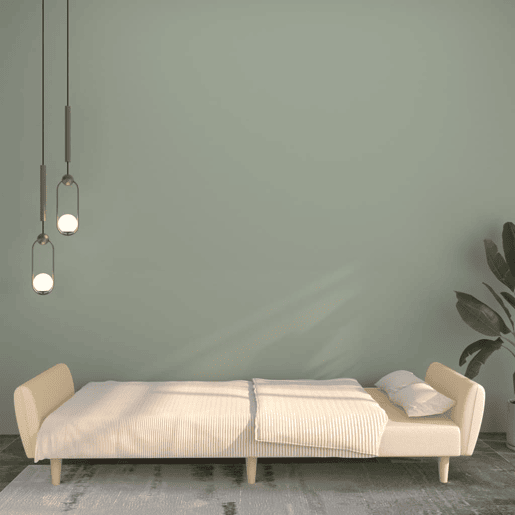 Sofá-cama, Sofá conversível de 2 lugares tecido cor creme Sofá-cama, Sofá conversível de 2 lugares tecido cor creme