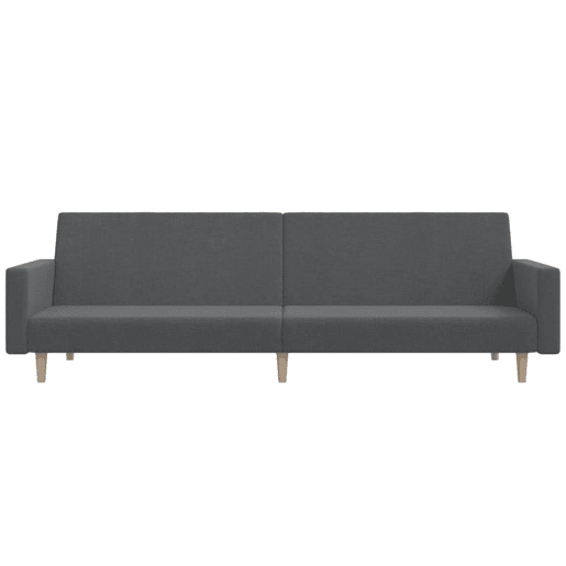 Sofá-cama, Sofá conversível de 2 lugares tecido cinzento-claro Sofá-cama, Sofá conversível de 2 lugares tecido cinzento-claro