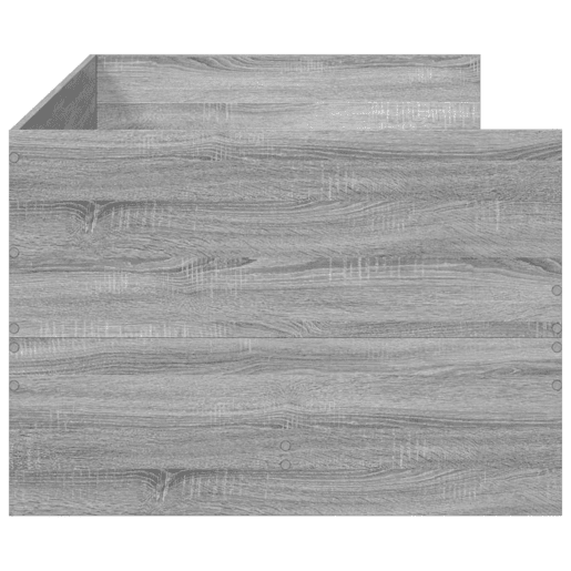 Sofá-cama, Sofá conversível com gavetas sem colchão 90x200 cm cinzento sonoma
