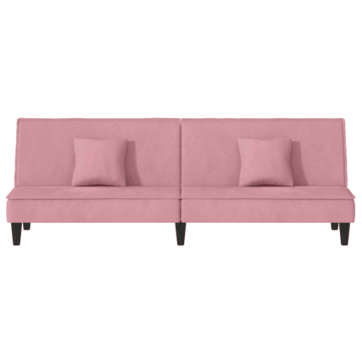 Sofá-cama, Sofá conversível veludo rosa Sofá-cama, Sofá conversível veludo rosa