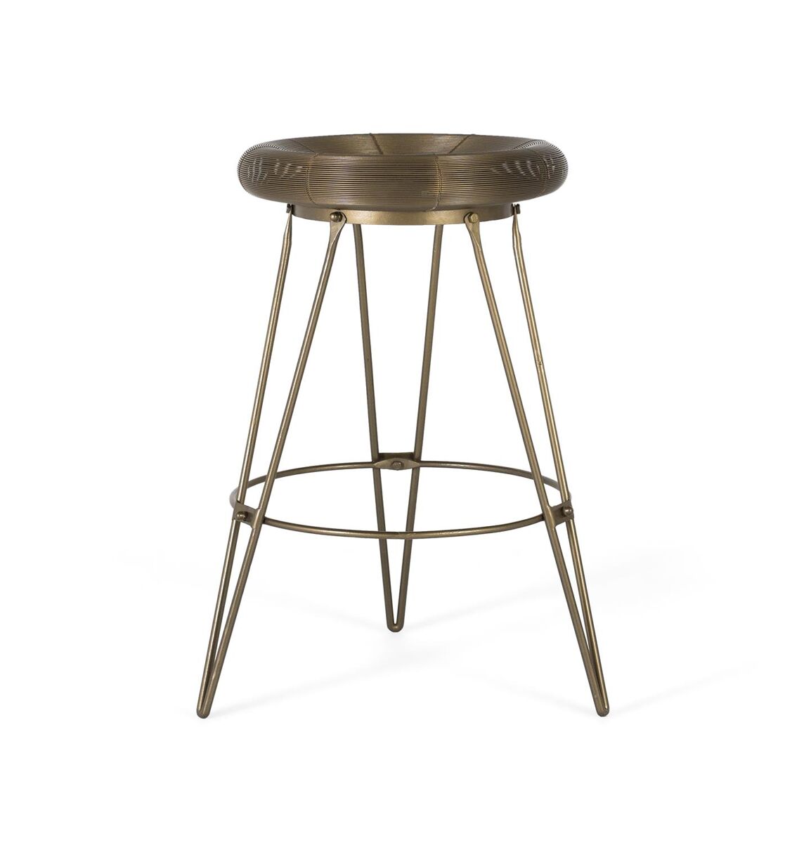 Taburete de bar metálico. este taburete está fabricado en metal, una elección que no sólo garantiza su durabilidad, sino que aporta un toque