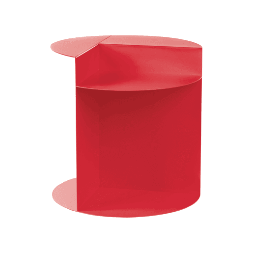 Mesa de apoio TAGGART Metal Vermelho