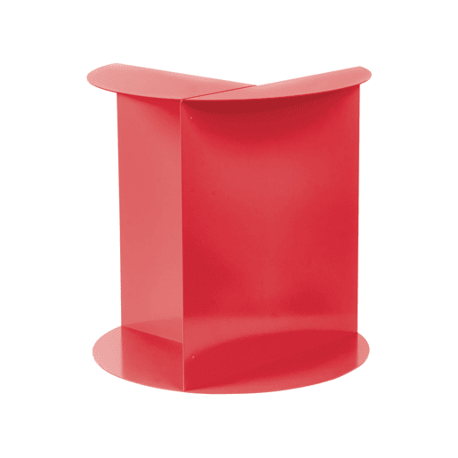 Mesa de apoio TAGGART Metal Vermelho