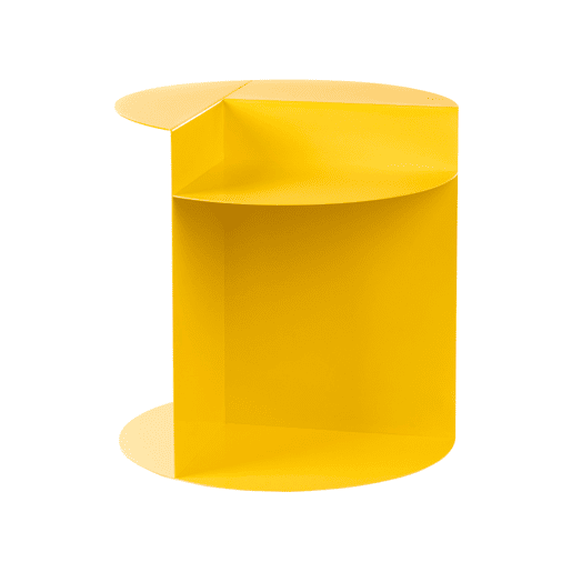 Mesa de apoio TAGGART Metal Amarelo