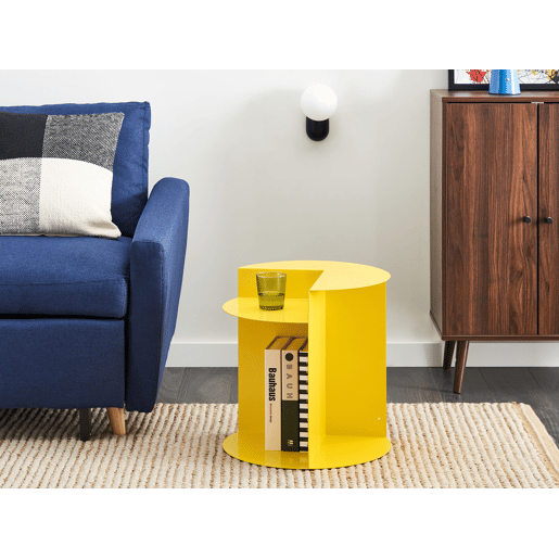 Mesa de apoio TAGGART Metal Amarelo