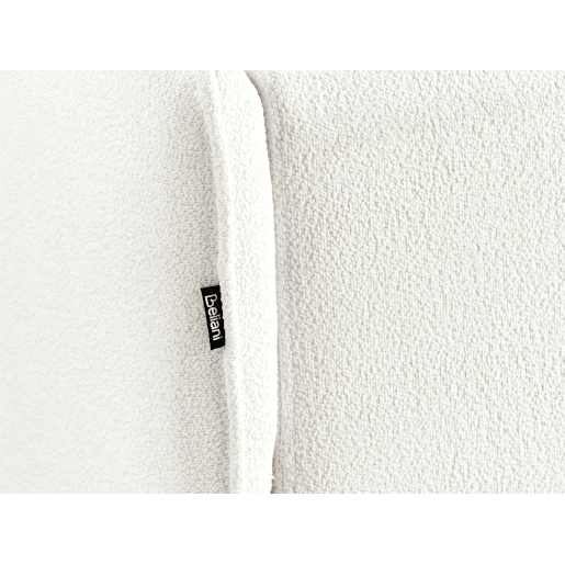 Sofá de canto ALTAN Bouclé Branco creme 3 lugares à direita