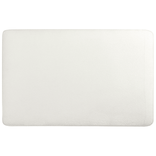 Sofá de canto ALTAN Bouclé Branco creme 3 lugares à direita