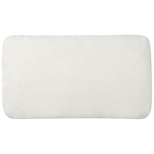 Sofá de canto ALTAN Bouclé Branco creme 3 lugares à direita