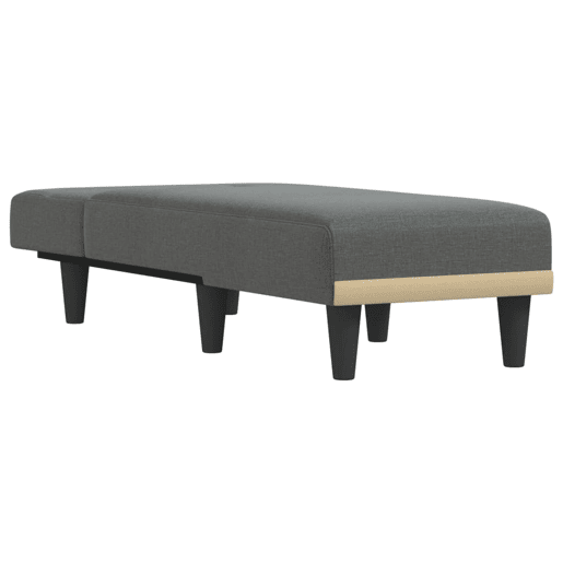 vidaXL Chaise longue tecido cinzento-escuro vidaXL Chaise longue tecido cinzento-escuro