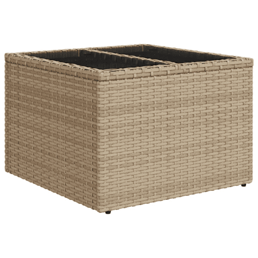 vidaXL 11 pcs conjunto sofás de jardim c almofadões vime PE bege vidaXL 11 pcs conjunto sofás de jardim c almofadões vime PE bege