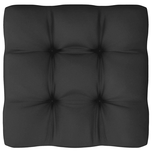 vidaXL Apoio de pés p jardim c almofadões 2 pcs pinho maciço