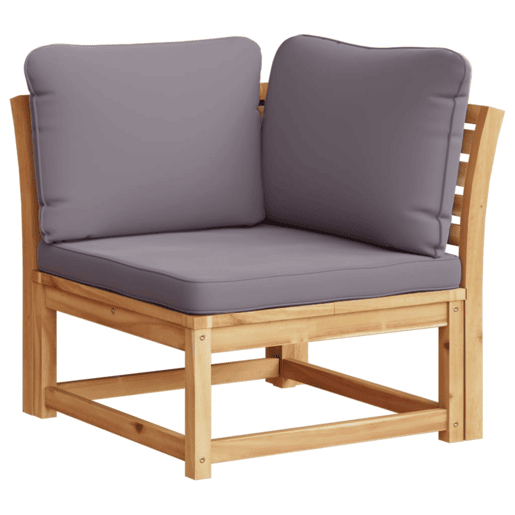vidaXL 6 pcs conjunto lounge jardim calmofadões madeira maciça acácia vidaXL 6 pcs conjunto lounge jardim calmofadões madeira maciça acácia
