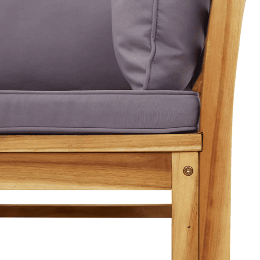 vidaXL 6 pcs conjunto lounge jardim calmofadões madeira maciça acácia vidaXL 6 pcs conjunto lounge jardim calmofadões madeira maciça acácia