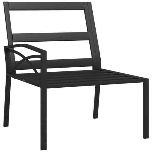 vidaXL Cadeiras de jardim c almofadões cinzentos 2 pcs 62x75x79cm aço