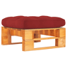vidaXL Otomana de paletes para jardim pinho impregnado a castanho-mel