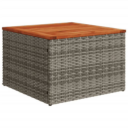 vidaXL 7 pcs conjunto sofás p jardim c almofadões vime PE cinzento vidaXL 7 pcs conjunto sofás p jardim c almofadões vime PE cinzento