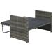 Conjunto De Sofás De Jardín Conjunto De Sofás De Jardín Gris