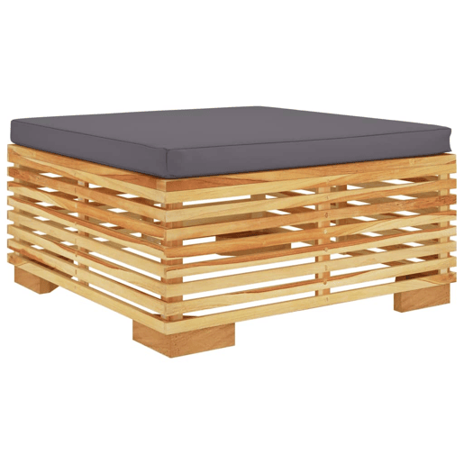 vidaXL 2 pcs conjunto lounge de jardim madeira de teca maciça