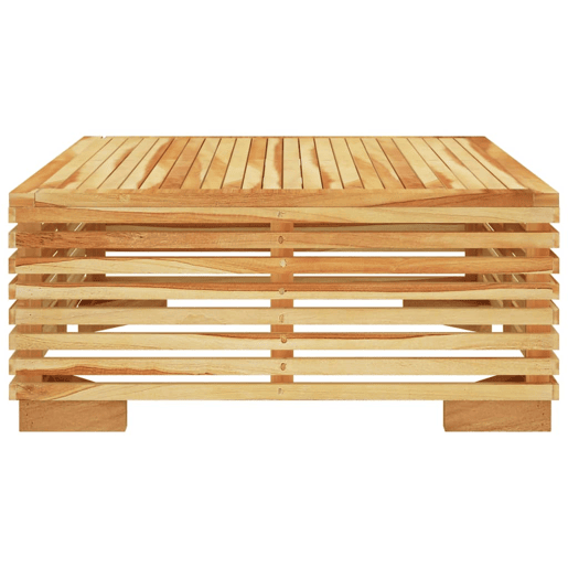 vidaXL 2 pcs conjunto lounge de jardim madeira de teca maciça