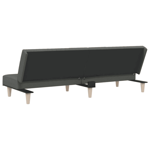 Sofá-cama, Sofá conversível tecido cinzento-escuro
