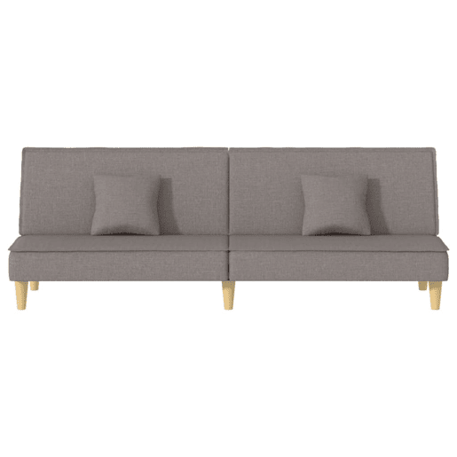 Sofá-cama, Sofá conversível tecido cinzento-acastanhado