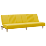 Sofá-cama, Sofá conversível tecido amarelo-claro