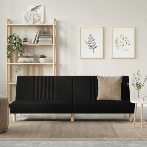 Sofá-cama, Sofá conversível tecido preto