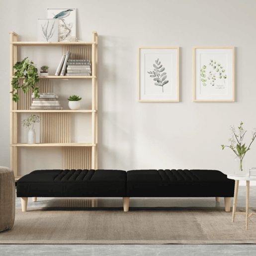 Sofá-cama, Sofá conversível tecido preto