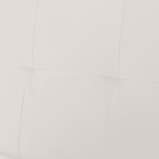 vidaXL Sofá-cama ajustável c 2 almofadas couro artificial branco nata vidaXL Sofá-cama ajustável c 2 almofadas couro artificial branco nata