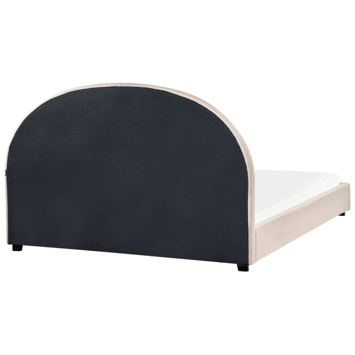 Cama de água Tecido VAUCLUSE 160 x 200 cm Creme claro
