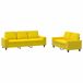 Conjunto De Sofás Conjunto De Sofás Amarillo