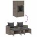 Conjunto De Sofás De Jardín Conjunto De Sofás De Jardín Gris