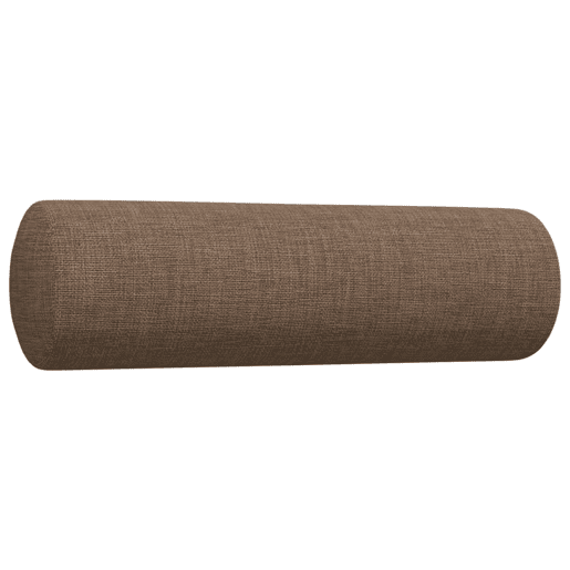 vidaXL 4 pcs conjunto de sofás c almofadasapoio pés tecido castanho vidaXL 4 pcs conjunto de sofás c almofadasapoio pés tecido castanho