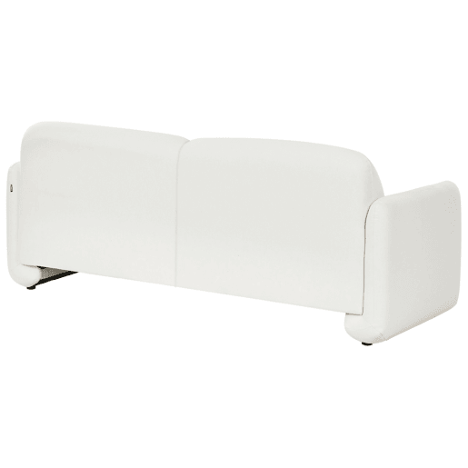 Conjunto de sala de estar SALAND Tecido Branco 4 lugares