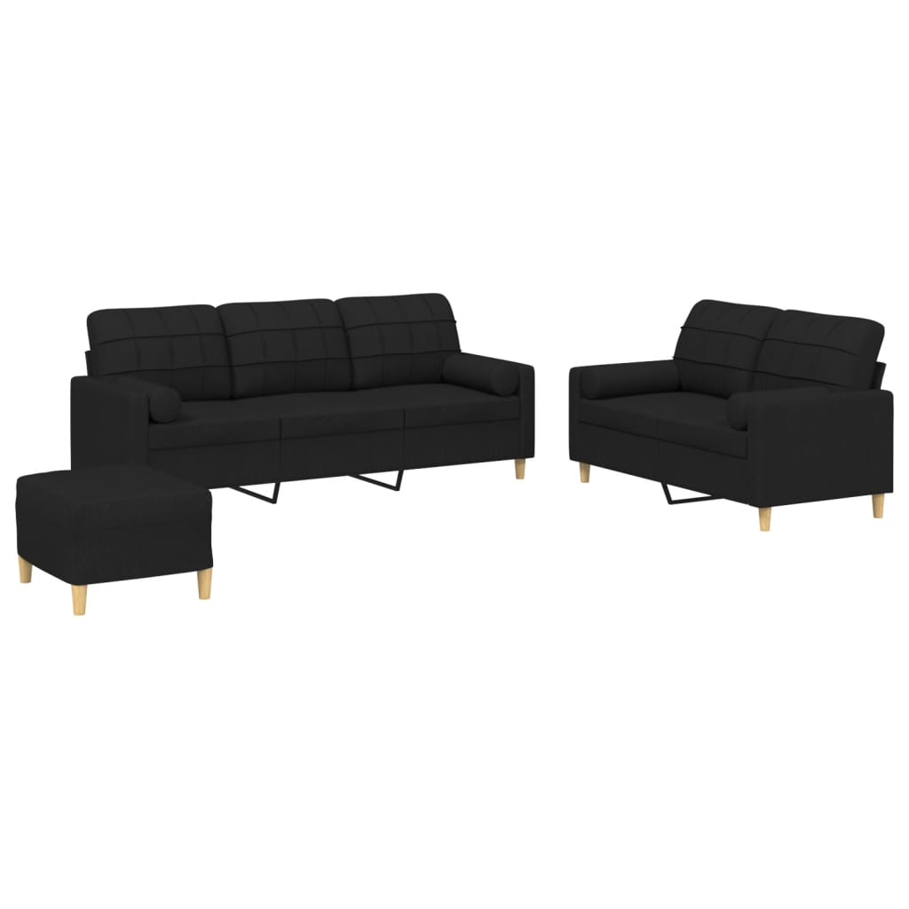 Conjunto De Sofás Negro