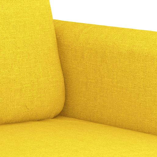 vidaXL 2 pcs conjunto de sofás com almofadas tecido amarelo-claro vidaXL 2 pcs conjunto de sofás com almofadas tecido amarelo-claro