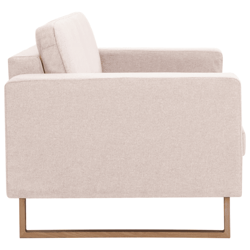 vidaXL 2 pcs conjunto de sofás tecido cor creme vidaXL 2 pcs conjunto de sofás tecido cor creme