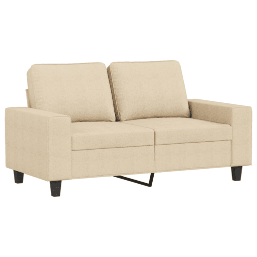 vidaXL 3 pcs conjunto de sofás tecido cor creme vidaXL 3 pcs conjunto de sofás tecido cor creme