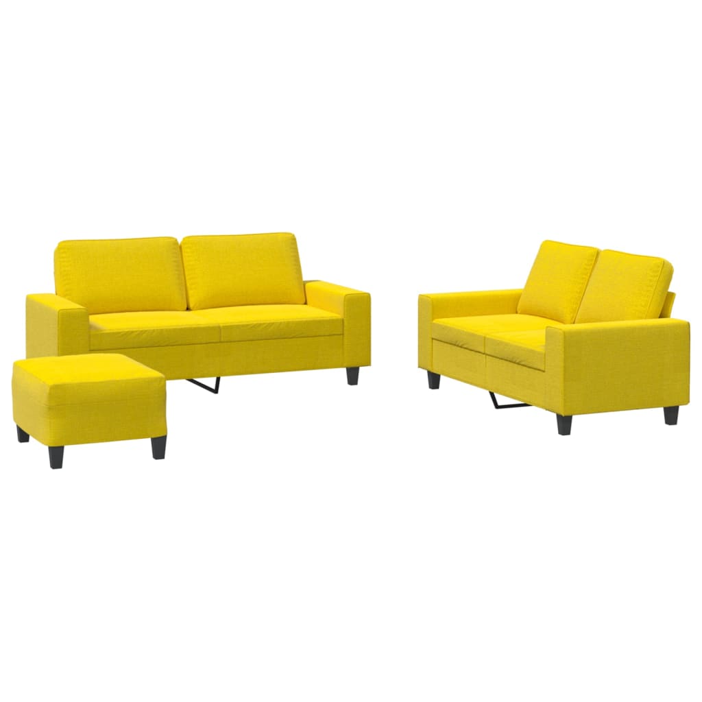 Conjunto De Sofás Amarillo