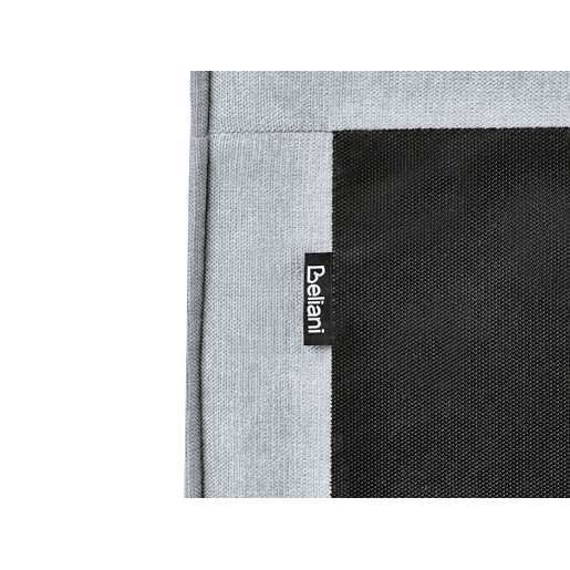 Cama baú Tecido MOISSAC 180 x 200 cm Azul claro